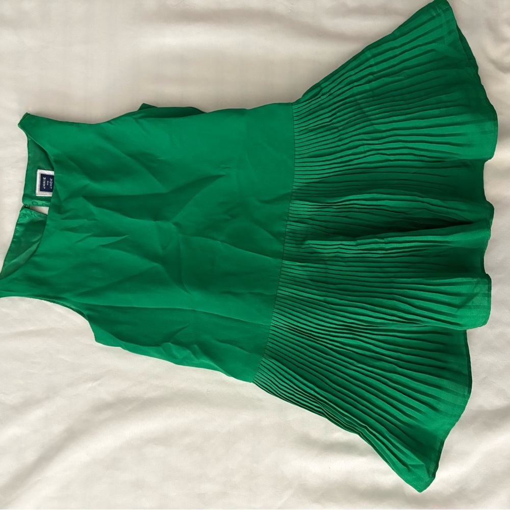 Janie and Jack Emerald Green Dress